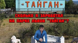 ВАЖНОЕ ВИДЕО! СКОЛЬКО Я ЗАРАБОТАЛ НА ПАРКЕ ЛЬВОВ &quot;ТАЙГАН&quot;?