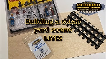 LIVE - episode 36 HOW TO build a scrap yard scene diorama 1:48