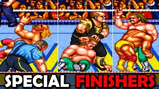 WWF Wrestlefest All Special Finishers - Intros - Game Over Screens Cutscenes