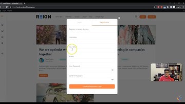 Reign Theme - Login and Register Popup
