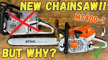 The Brand New STIHL MS 400.1! WHAT Is Different About This CHAINSAW?