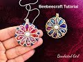 Teardrop Beaded Pendant || Beebeecraft Tutorial || How to make Pendant