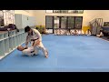 Black belt demonstration ground fighting