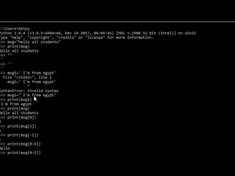 python strings and strings manipulation