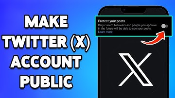 How To Make Your Twitter (X) Account Public 2024 | Change X Privacy Settings