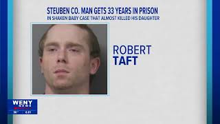 Hornell man sentenced to 33 years in prison in shaken baby case