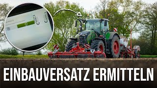 Fendt 728 - Einbauversatz des GNSS-Empfängers ermitteln