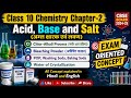 Acid, Base & Salt | Important Concepts | Class 10| Explain in Hindi and English