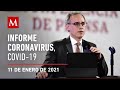 Informe diario por coronavirus en México, 11 de enero de 2021