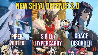 New Shiyu Defence 3.0 | M6 Piper, M0 S Billy & M2 Grace | Zenless Zone Zero 
