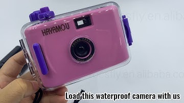 How to load 35mm waterproof camera