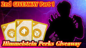 Giveaway Alert🚨|| Himmelstein Perks Giveaway || New Set🤔||@Niladri-SF3_FAMILY  #nekki #shadowfight3 
