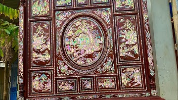 Tủ thờ gỗ Cẩm Lai cẩn (khảm)ốc bảy màu cực đẹp ,cực kĩ ,Cực VIP cs Đức Tiến sdt 0972537582.