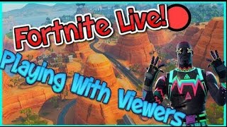 LIVE:Παίζω Fornite με VIEWERS | GREEK