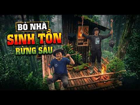 100 Giờ Nơi Hoang Dã: Bỏ Nhà Ra Đi Vào Rừng Sâu Sinh Tồn Đối Mặt Với Mưa Bão