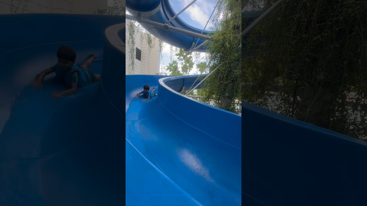 Kids water ride in Danang vietnam 