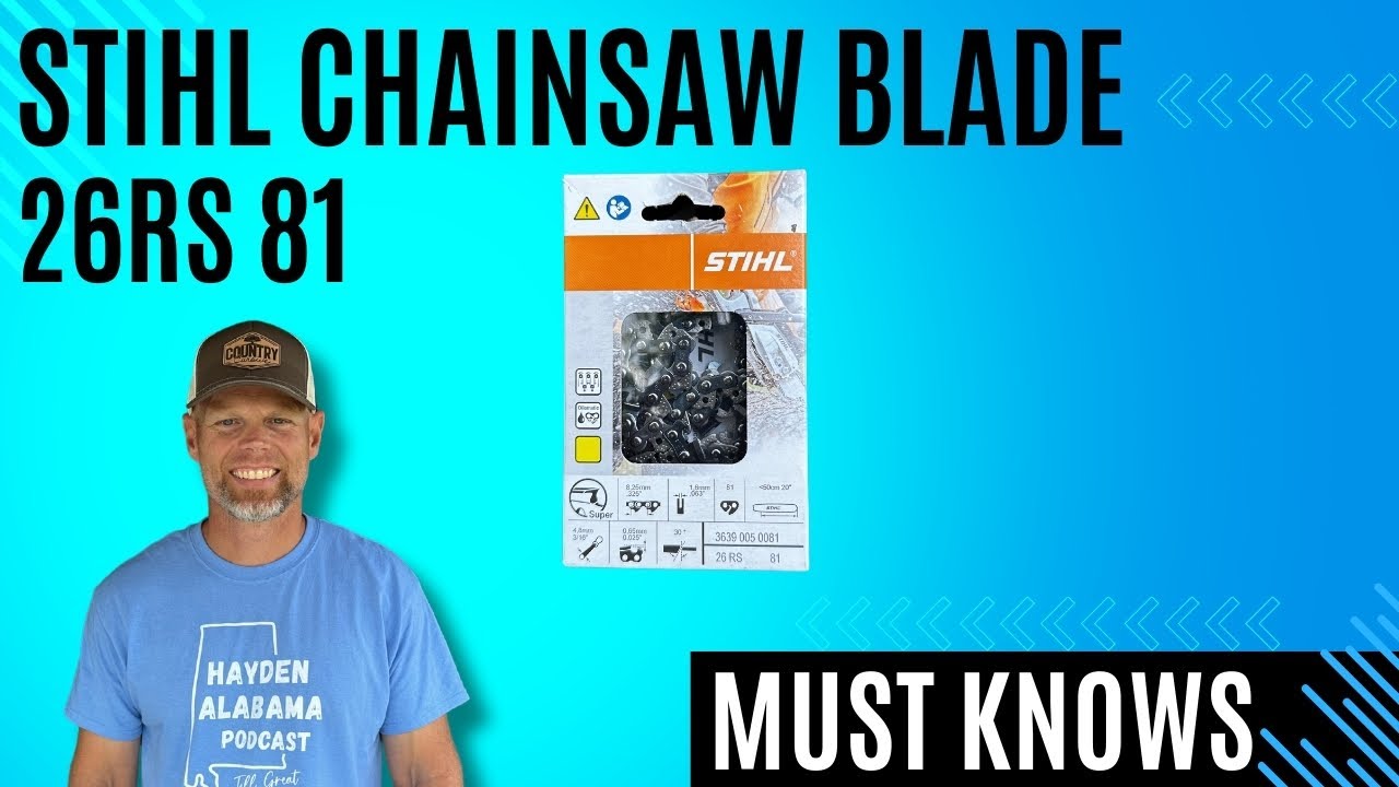 STIHL 26RM 81 Chainsaw Chain - 20 Inch, .325 .063 Gauge, Aggressive Cutting, New In Box