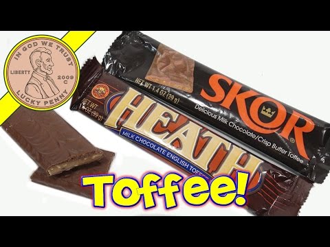 Heath x Skor Milk Chocolate English Toffee Bar Comparison