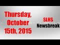 Thu Oct 15 Newsbreak