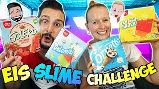 EIS SLIME CHALLENGE Lieber Eis essen oder Schleim mischen? Wählen Kathi & Kaan das richtige Eis!
