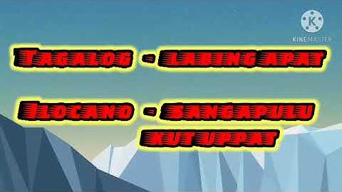 Tutorial ilocano in counting/tv dhuran