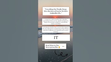 "Unveiling the Truth: Deep-Dive Review of Justin Welsh