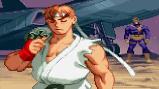 MARVEL vs. CAPCOM Fighting Collection - X-Men vs. Street Fighter - Ryu & Cyclops Arcade Mode