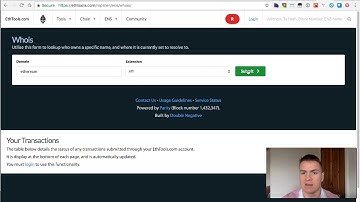 How to see who owns an Ethereum Name Service (ENS) domain.