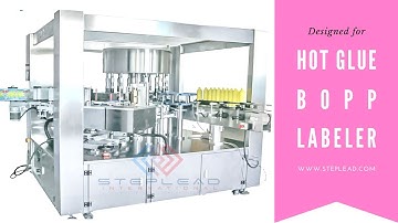 Automatic BOPP Hot Melt Glue Labeling Machine suits for different industries - 2019