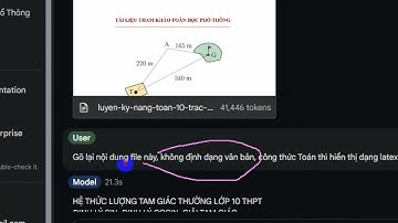 Chuyển PDF công thức Toán sang Word bằng aistudio.google.com