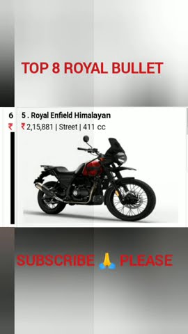 Top 8 Royal Enfield Bullet//top bullet bike in india 🇮🇳