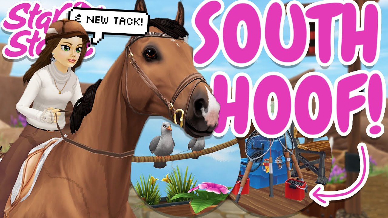 *NEW* SOUTH HOOF RACE, AREA UPDATE, & PASTEL TACK SET! *STAR STABLE ...