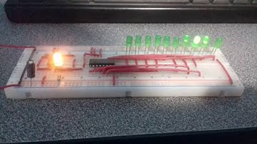 The Increible Auto Leds Sequence - CMOS 4011 and Oscilator Timer 555