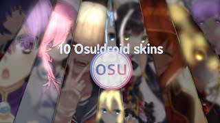 10 Anime Osu!droid skins | Requests by: viewers