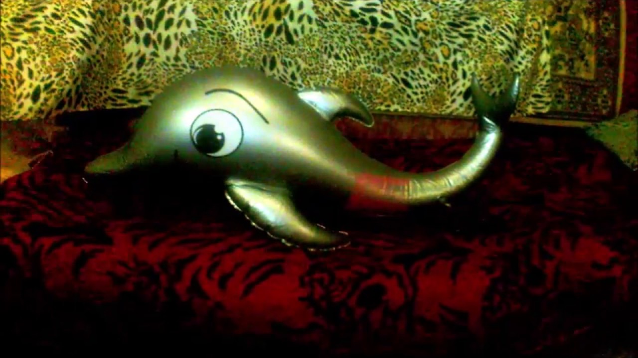Inflatable dolphin deflate (part.8) | HD