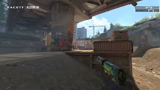 They Peeked One by One | USP Ace on Overpass | Faceit x Allstar