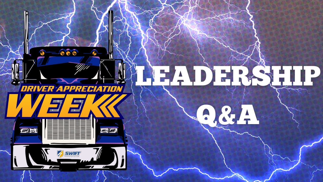 Driver Appreciation Week Leadership Q&A YouTube