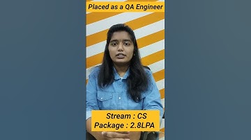 Successfully placed as QA Engineer | QSpiders student review |Testimonial