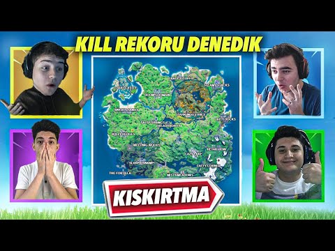 YOUTUBERLARLA KİLL REKORU DENEDİK (KIŞKIRTMA YAPTILAR)