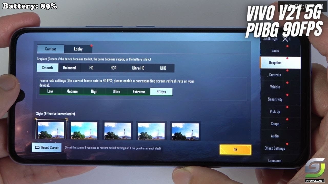 Vivo V21 5G Gaming Test