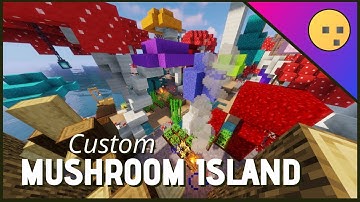 How To Build a Custom Mushroom Island In Your Minecraft World Ep: 71