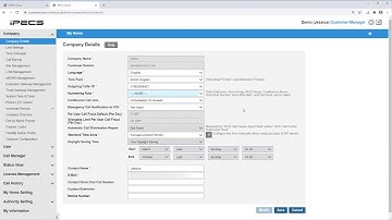Creating a new customer on the iPECS Cloud Portal