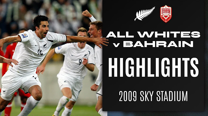 New Zealand v Bahrain | FIFA World Cup Qualifier | 14 November 2009