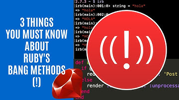 [EN] 3 things you must know about Ruby