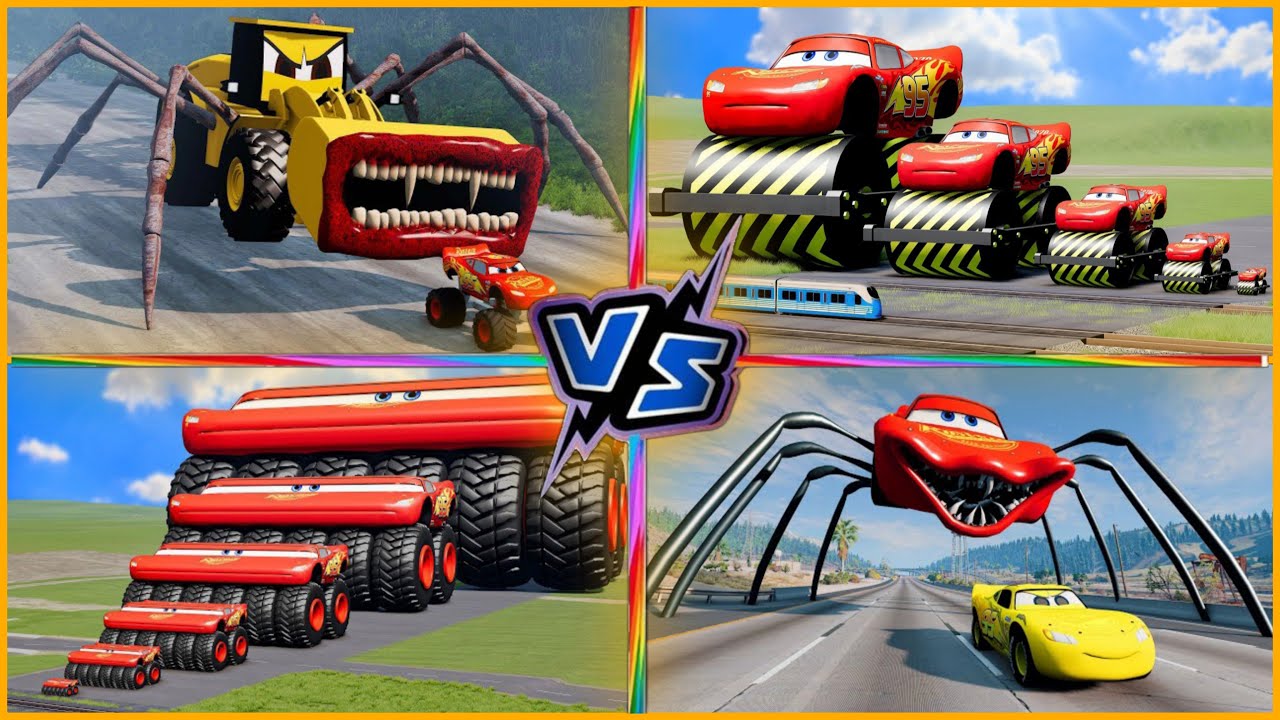 LAVA JUMP CHALLENGE! 🏎️🌋 McQueen vs Mega Shark & Lava Hammer! 🔨😱