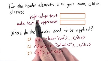 Intro to HTML and CSS - Using Bootstrap Typography