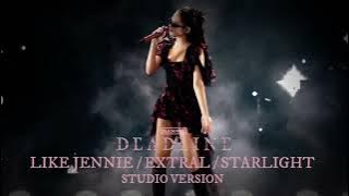 JENNIE - 'LIKE JENNIE/EXTRAL/STARLIGHT | BLACKPINK DEADLINE WORLD TOUR 2025 (STUDIO VERSION)