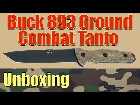 Buck 893 Ground Combat Tanto Unboxing