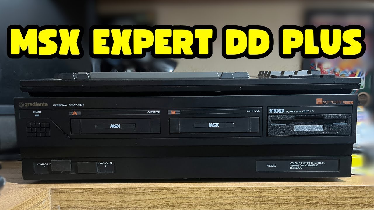 MSX EXPERT DD PLUS DA GRADIENTE: Agora a Coleção está Completa! - YouTube