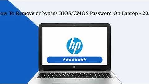 How to Remove Bios Password on Laptop (Easy Tutorial)